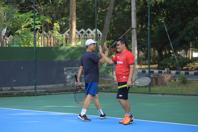Kepala Rupbasan Mojokerto Jalin Kebersamaan Ikuti Jatim Cup (Foto:HumasRupMoker)