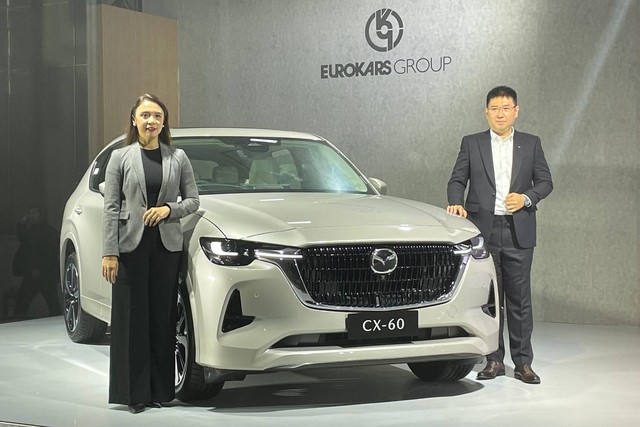 Eurokars Motor Indonesia resmi meluncurkan Mazda CX-60 di Jakarta, Rabu (26/7/2023). Foto: Sena Pratama/kumparan