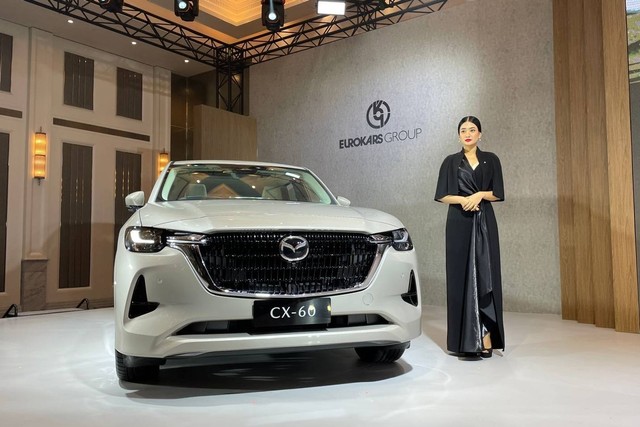 Eurokars Motor Indonesia resmi meluncurkan Mazda CX-60 di Jakarta, Rabu (26/7/2023). Foto: Sena Pratama/kumparan