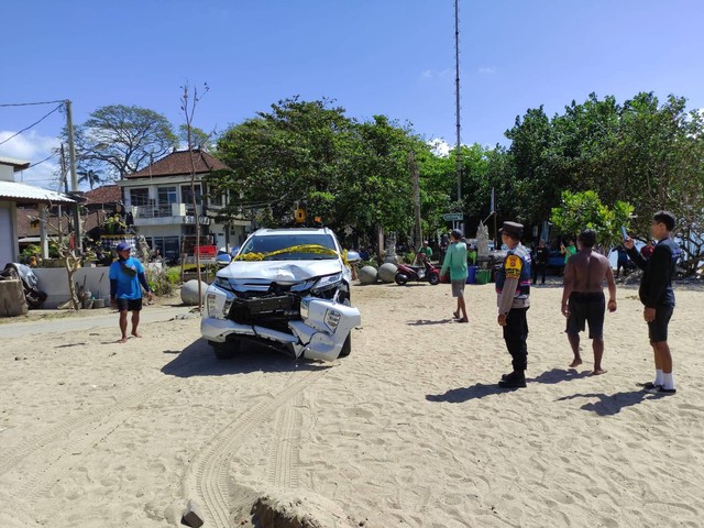 WN Irlandia ditangkap polisi, tabrak lari di Bali/ Dok. Polresta Denpasar
