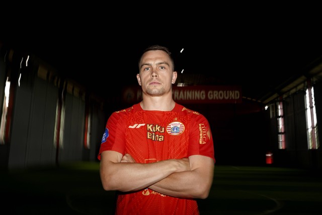 Gelandang Persija Jakarta asal Polandia, Maciej Gajos. Foto: Dok. Persija