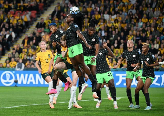 Pertandingan Australia vs Nigeria di Piala Dunia Wanita 2023. Foto: Dan Peled/REUTERS