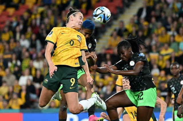 Pertandingan Australia vs Nigeria di Piala Dunia Wanita 2023. Foto: Dan Peled/REUTERS
