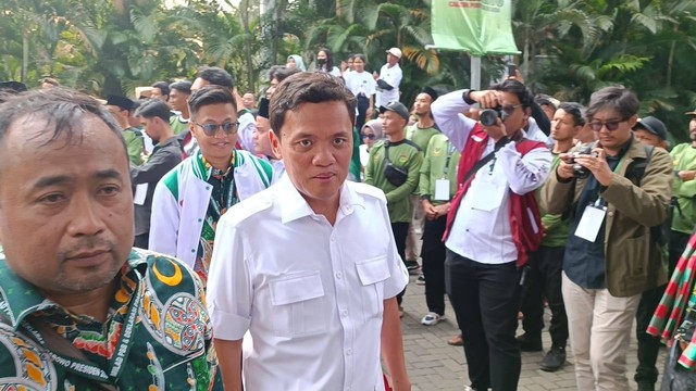 Waketum Partai Gerindra, Habiburokhman hadiri acara Puncak Harlah ke-25 PBB di ICE BSD, Tangerang, Minggu (30/7). Dok: Zamachsyari/kumparan. Foto: Zamachsyari/kumparan