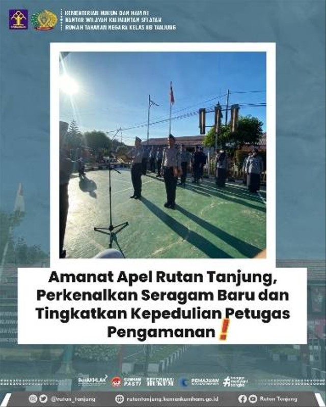 Perkenalkan Seragam Baru dan Tingkatkan Kepedulian Petugas Pengamanan
