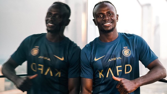 Sadio Mane resmi gabung Al Nassr. Foto: Twitter/AlNassrFC_EN