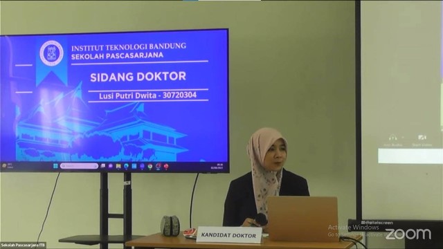 Dosen FFS Uhamka Lulus Ujian Promosi Doktor Ilmu Farmasi ITB 2,5 Tahun. Dokumentasi Uhamka