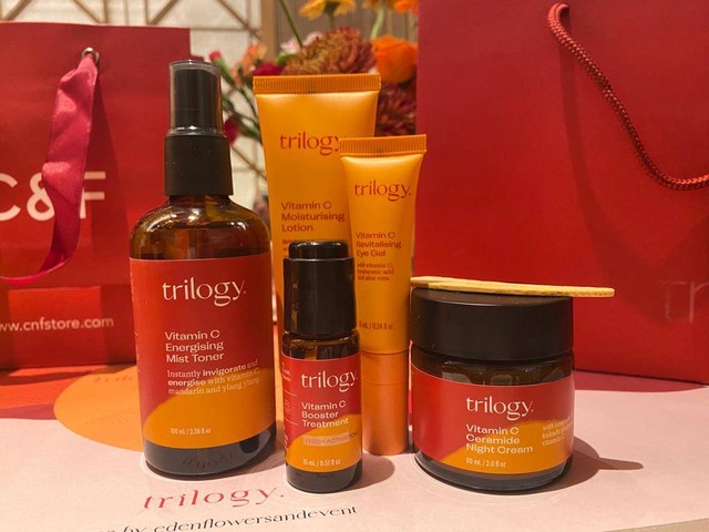Brand skin care asal Selandia Baru, Trilogy, meluncurkan dua produk dalam lini Vitamin C Brightening Series.  Foto: Judith Aura/kumparan