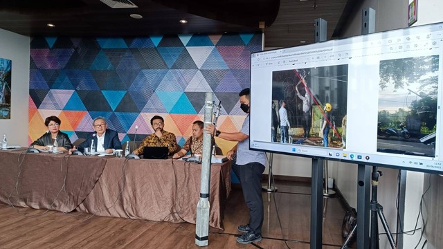 Konferensi pers klarifikasi pihak Bali Tower atas kecelakaan yang menimpa Sultan Rifat Alfatih, Kamis (3/8/2023). Foto: Thomas Bosco/kumparan