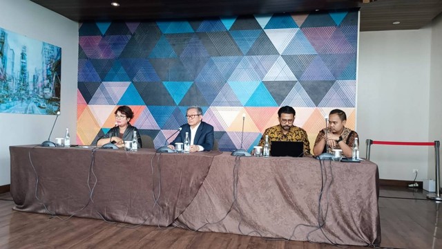 Konferensi pers klarifikasi pihak Bali Tower atas kecelakaan yang menimpa Sultan Rifat Alfatih, Kamis (3/8/2023). Foto: Thomas Bosco/kumparan