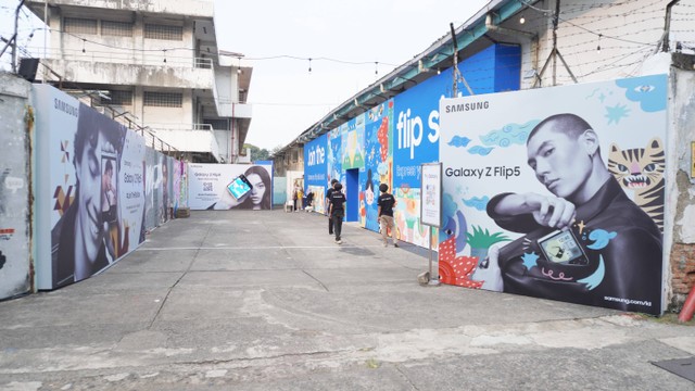 Samsung Flip Town di M Bloc Space. Foto: Samsung Indonesia