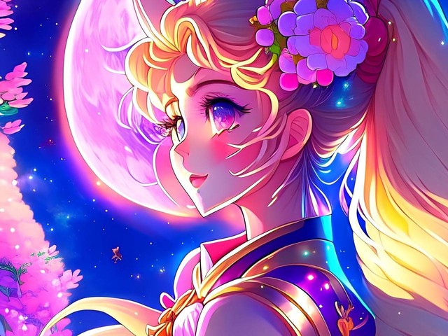 Iustrasi kata-kata Sailor Moon. Sumber: Pixabay/Cosmiiccreations