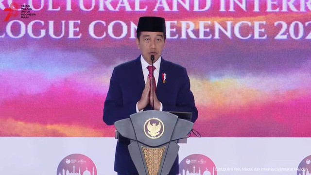 Presiden Jokowi resmikan pembukaan ASEAN IIDC 2023 di Jakarta, Senin (7/8/2023). Foto: Youtube/ Sekretariat Presiden