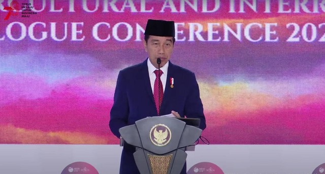 Presiden Jokowi resmikan pembukaan ASEAN IIDC 2023 di Jakarta, Senin (7/8/2023). Foto: Youtube/ Sekretariat Presiden