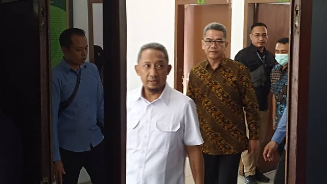 Suasana sidang yang menghadirkan saksi Wali Kota Bandung Nonaktif Yana Mulyana di PN Bandung pada Senin (7/8/2023). Foto: Rachmadi Rasyad/kumparan