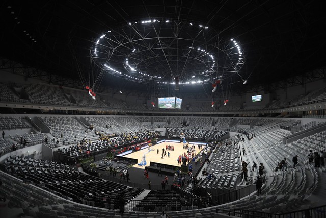 Suasana Indonesia Arena di Gelora Bung Karno, Jakarta, Senin (7/8/2023). Foto: Dicky Adam Sidiq/kumparan