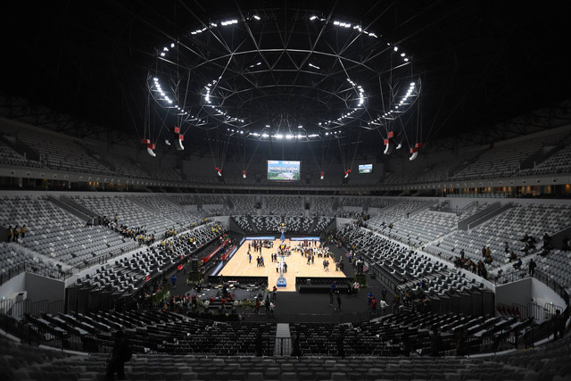 Suasana Indonesia Arena di Gelora Bung Karno, Jakarta, Senin (7/8/2023). Foto: Dicky Adam Sidiq/kumparan