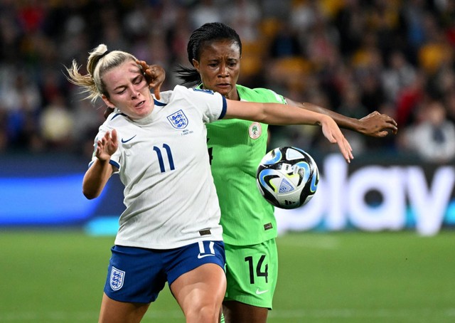 Pertandingan antara Timnas Inggris vs Nigeria di Piala Dunia Wanita. Foto: Dan Peled/REUTERS