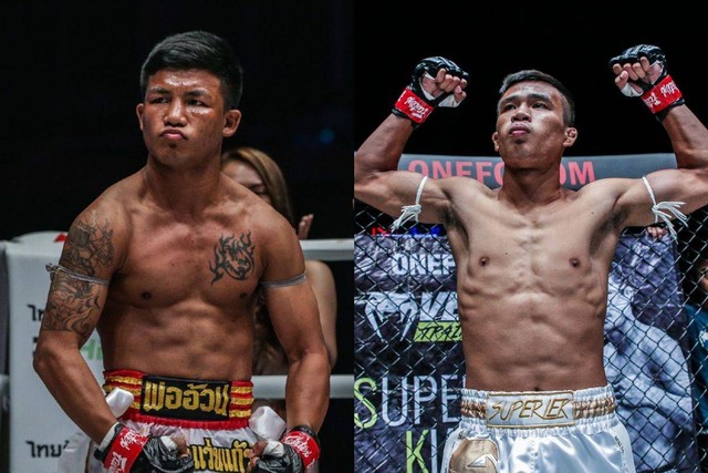 Rodtang Jitmuangnon (kiri) akan berhadapan dengan Superlek Kiatmoo9 dalam laga puncak ONE Friday Fights 34 pada 22 September 2023. Foto: ONE Championship