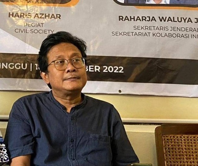 Raharja Waluya Jati sekarang menjadi relawan Anies Baswedan. Foto: Dok. Istimewa