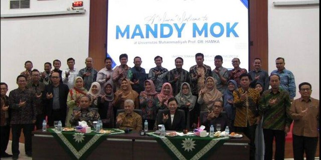 23 Kampus Muhammadiyah Audiensi dengan Mandy Mok, Susun Strategi Bersaing Global