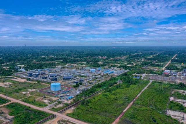 Salah satu lapangan migas Pertamina Hulu Energi. Dok PHE 