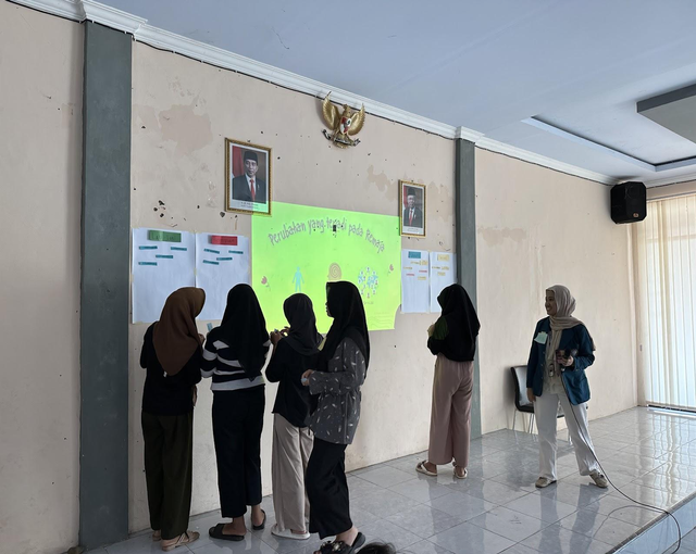 Pelaksanaan sosialisasi bagi remaja Desa Kutosari, Sabtu (22/7/2023). Foto: Dokumentasi Pribadi