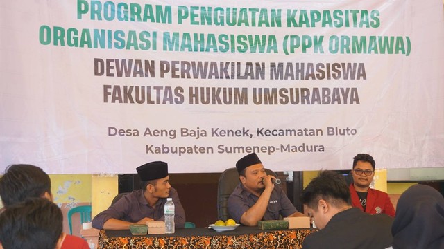 Foto Abdul Hadi Saat Membuka Acara PPK Ormawa
