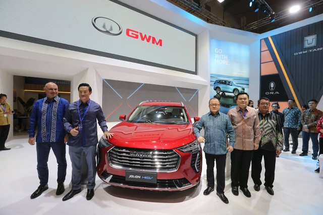 Merek Great Wall Motor (GWM) resmi masuk pasar otomotif Indonesia melalui pameran GIIAS 2023. Foto: Aditia Noviansyah/kumparan