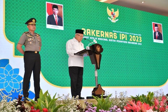 Wapres Buka Rakernas Ipi Minta Pesantren Jaga Santri Dari Kekerasan