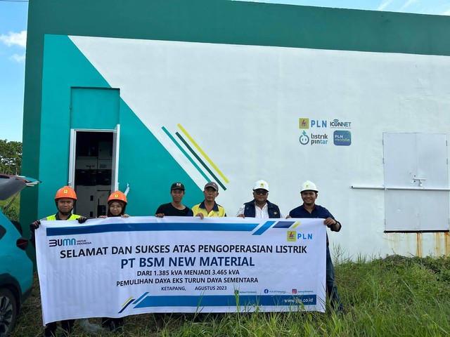 Pengoerasian listrik PT BSM Ketapang. Foto: Dok. PLN Kalbar