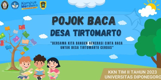 Benner sebagai alat bantu penanda pojok baca