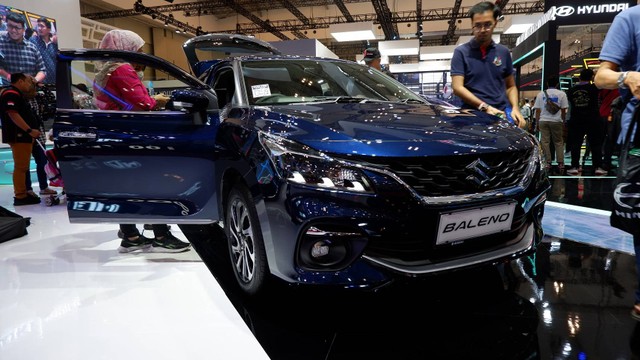 Suzuki Baleno 2023 di GIIAS 2023. Foto: Sena Pratama/kumparan