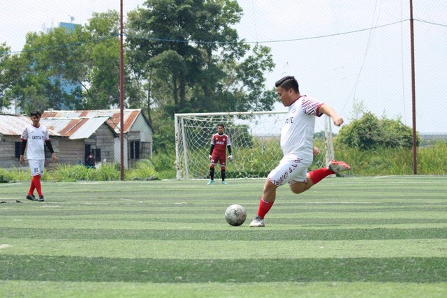 HUT Kemenkumham RI ke-78, Lapas Palembang Juara Ke- III Pertandingan Mini Soccer