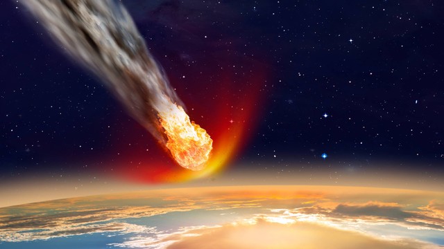 Ilustrasi meteor. Foto: muratart/Shutterstock
