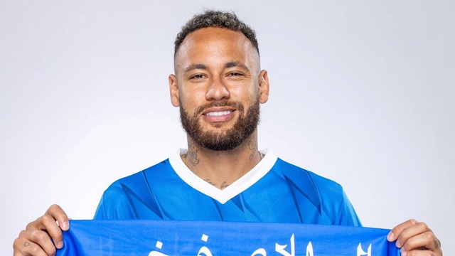 Neymar, pemain Al Hilal. Foto: Al Hilal Sports Club/Handout via REUTERS