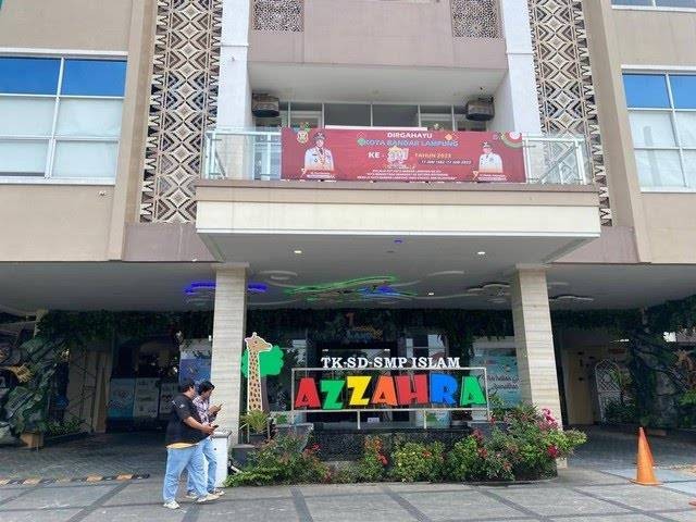 Sekolah Az Zahra Bandar Lampung. | Foto: Sinta Yuliana/Lampung Geh