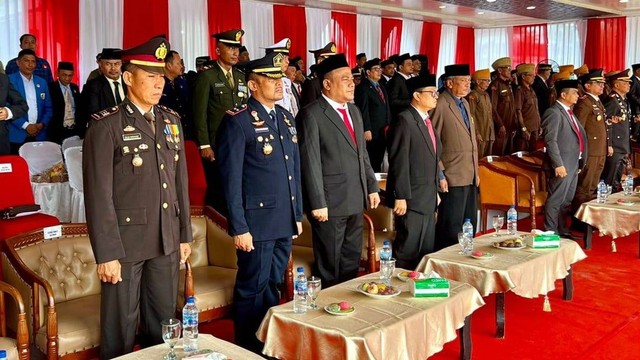 Lapas Idi Mengikuti Upacara HUT RI Ke-78 di Lapangan Upacara Aceh Timur, Sumber Dokumentasi : Humas Lapas Idi