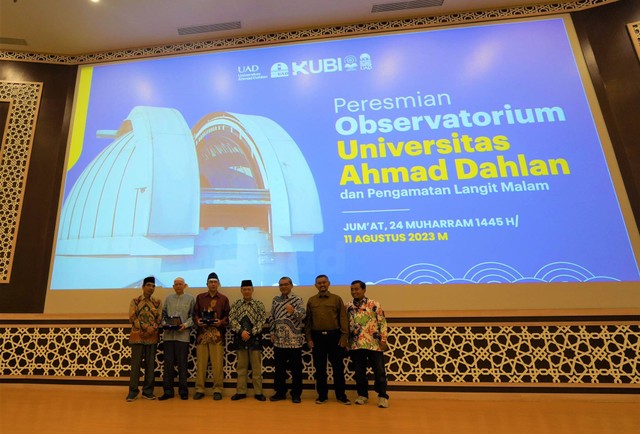 Peresmian Observatorium Universitas Ahmad Dahlan (UAD) di Kampus Utama UAD (Dok. Humas dan Protokol UAD)