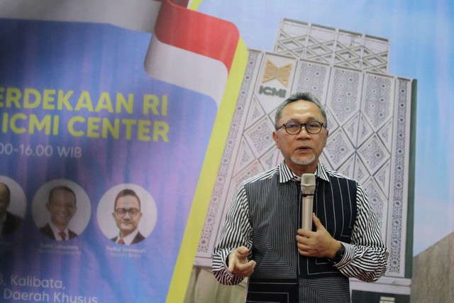 Mendag Zulhas hadiri peresmian ICMI Center, Jumat (18/8/2023). Foto: Dok. Kemendag