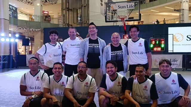 Sun Life Celebrity & Basketball Weekend di Gandaria City, Jakarta Selatan, Jumat (18/8)
 Foto: Giovanni/kumparan