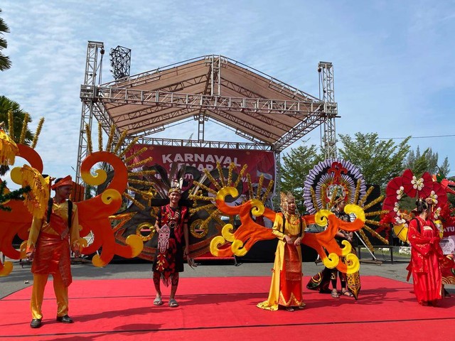 Kemariahan Karnaval Semarak Merah Putih Khatulistiwa. Foto: Cecilia Berutu/Hi!Pontianak