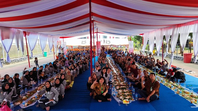 Liwet bersama dalam rangka Tasyakur Kemerdekaan di Lapas Cianjur