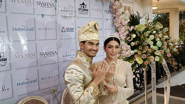 Pernikahan Tyas Mirasih dan Tengku Tezi, The Manor Andara, Cinere, Depok, Jawa Barat, Minggu (20/8/2023). Foto: Giovanni/kumparan