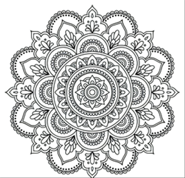 Ilustrasi Mandala. Sumber: Shutterstock