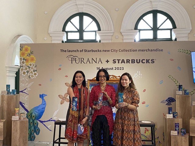 Launching Peluncuran Koleksi Kolaborasi Purana+Starbucks. Foto: Ananda Amelia/kumparan