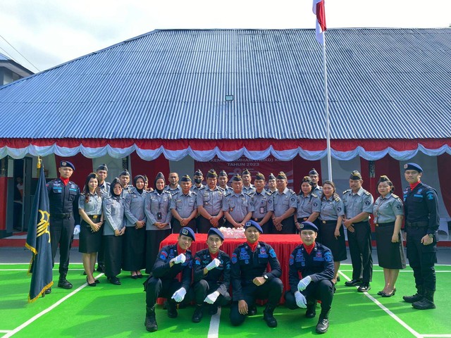 Puncak Peringatan Hari Kemenkumham ke-78, Rutan Makale Gelar Upacara Bendera