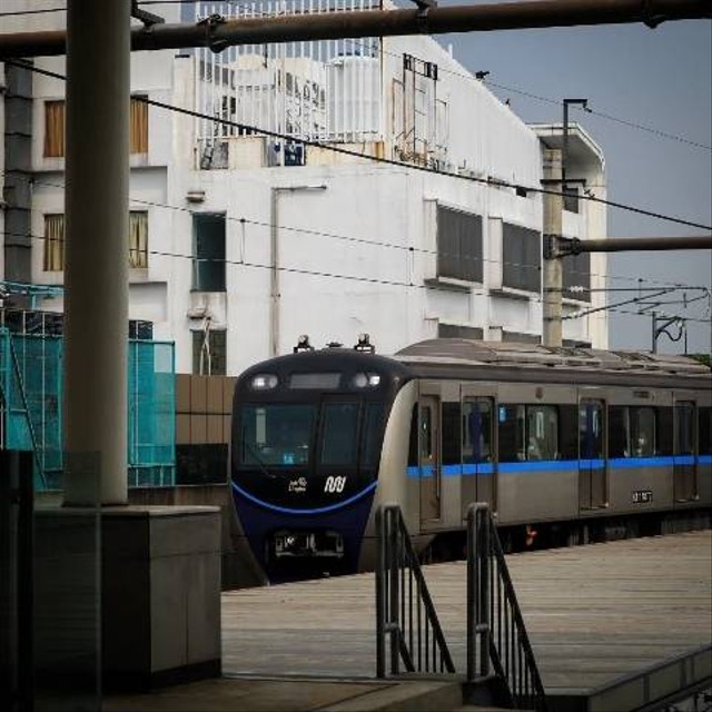 Stasiun Mrt Blok M BCA. Foto: Dokumentasi Pribadi