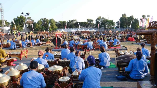 Suasana Yogyakarta Gamelan Festival ke-28 (YGF28) di Stadion Kridosono. Foto: istimewa