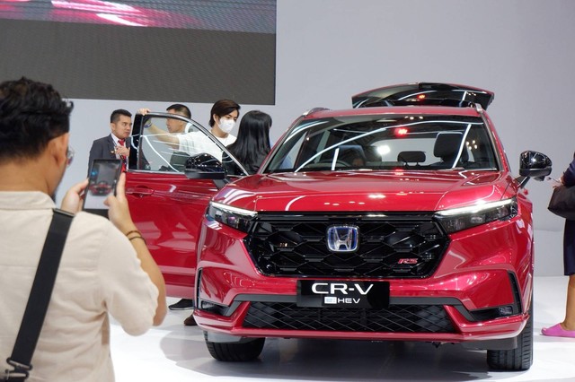 Honda CR-V Hybrid di GIIAS 2023. Foto: Aditya Pratama Niagara/kumparan